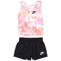 Nike Toddler Girls 2-pc. Tie Dye Short Set