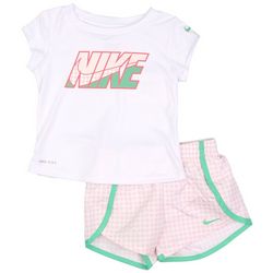 Nike Toddler Girls 2-pc. Solid Sprinter Logo Short Set