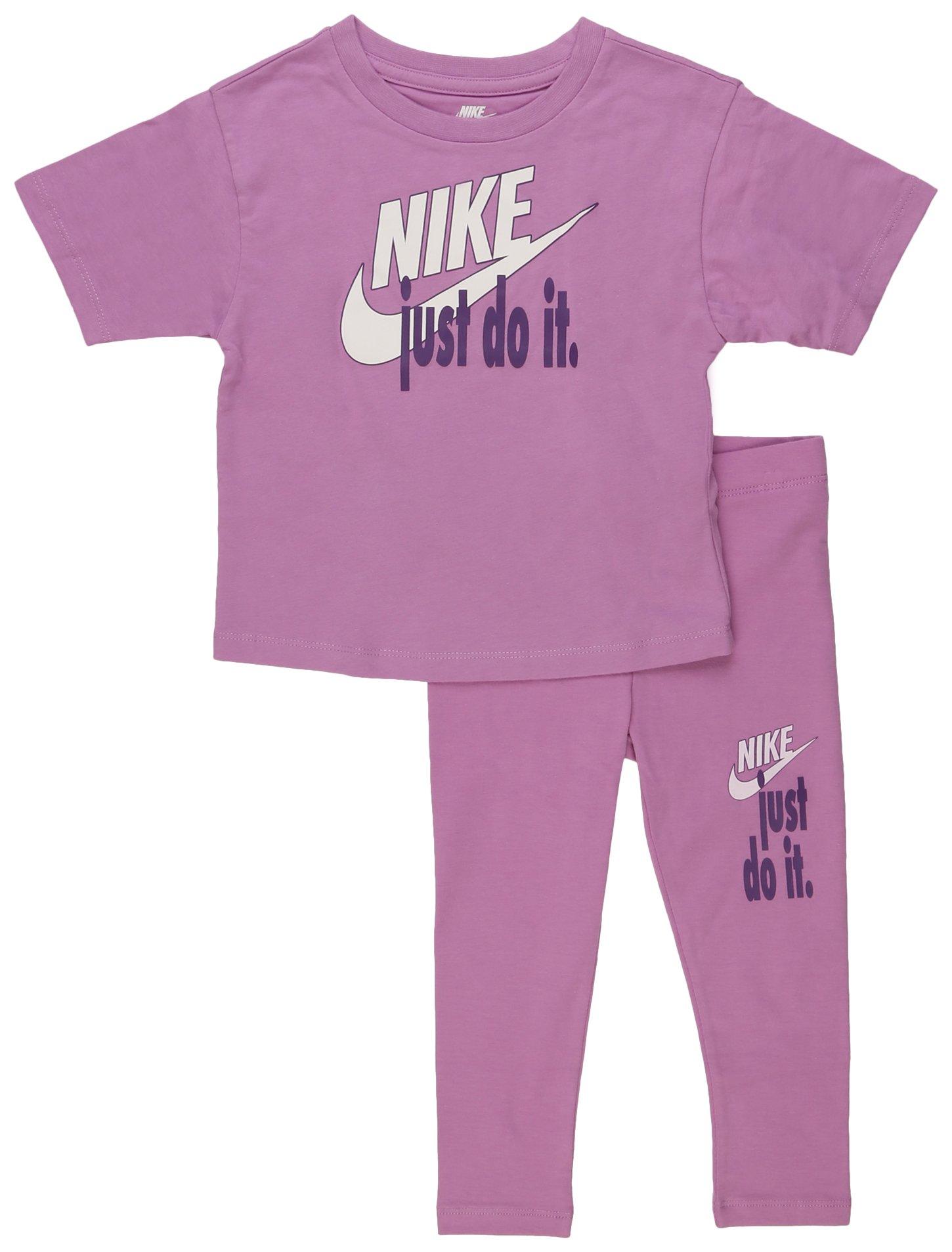 Nike Toddler Girls 2-pc. Boxy Tee Legging Set