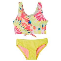 Toddler Girls 2-pc. Tie Dye Print Swimsuit Set