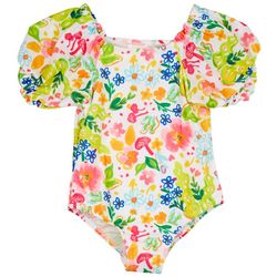 Floatimini Toddler Girls 1-pc. Flower Garden Swimsuit