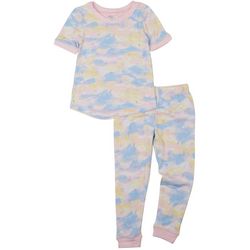 Sleep On It Toddler Girls 2-pc. Tie Dye Pajama Set