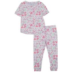 Toddler Girls 2-pc. Tie Dye Hearts Pajama Set