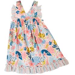 Toddler Girls Safari Stripe Dress