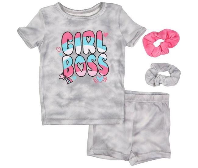 Rene Rofe Toddler Girls 4-pc. Girl Boss Short Set