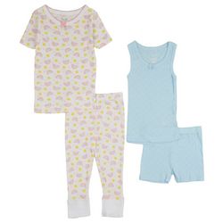Rene Rofe Toddler Girls 4-pc.  Camisole & Pant Set