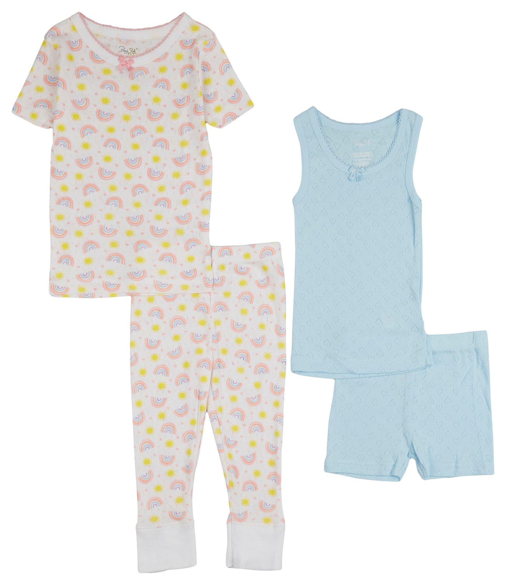 Toddler Girls 4-pc.  Camisole & Pant Set