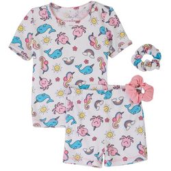 Rene Rofe Toddler Girls 2-pc. Unicorn Whale Pajama Set