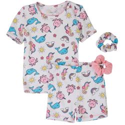 Toddler Girls 2-pc. Unicorn Whale Pajama Set