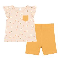 PL Baby Toddler Girls 2-pc. Floral Short Set