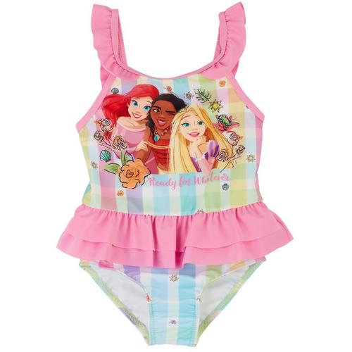 Disney Princess Toddler Girls Ready For Whatever Swimsuit