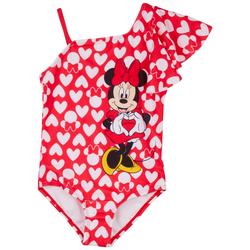 Toddler Girls Minnie Mouse One Piece Swimsuit