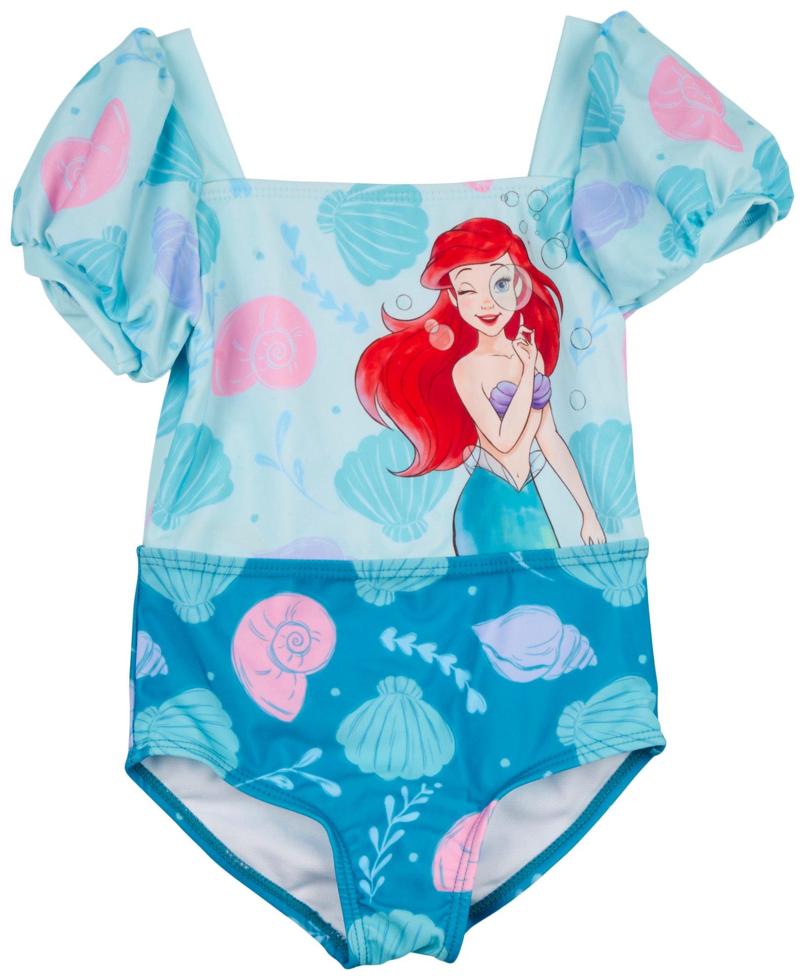 Disney Toddler Girls Ariel One Piece Swimsuit