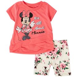 Minnie Mouse Toddler Girls 2-pc. All About Minnie Short Set