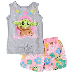 Star Wars Toddler Girls 2-pc. Cosmic Cutie Short Set