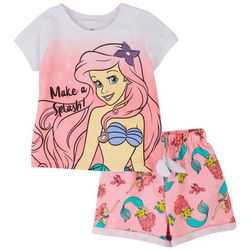 Disney Princess Toddler Girls 2-pc. Ariel Short Set