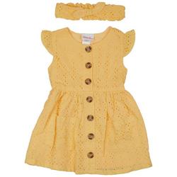 Toddler Girls 2-pc. Ruffle Eyelet  Dress Set