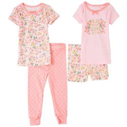 Nicole Miller New York Toddler Girls 4-pc. Floral Pajama Set