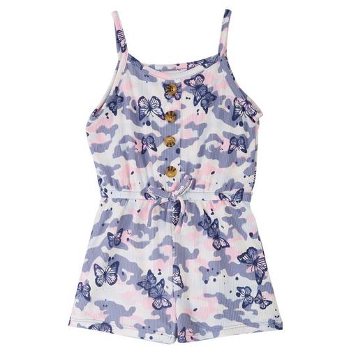 One Step Up Toddler Girls Butterfly Camo Sleeveless