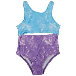 DOT & ZAZZ  Toddler Girls 1-pc. Tie Dye Cut Out Swimsuit