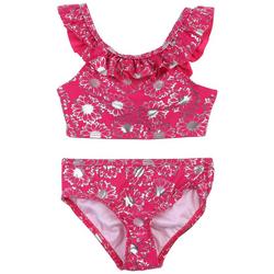 Toddler Girls 2 Pc. Floral Swimsuit