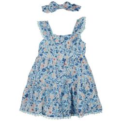 Toddler Girls  2-pc. Watercolor Button Down Dress Set