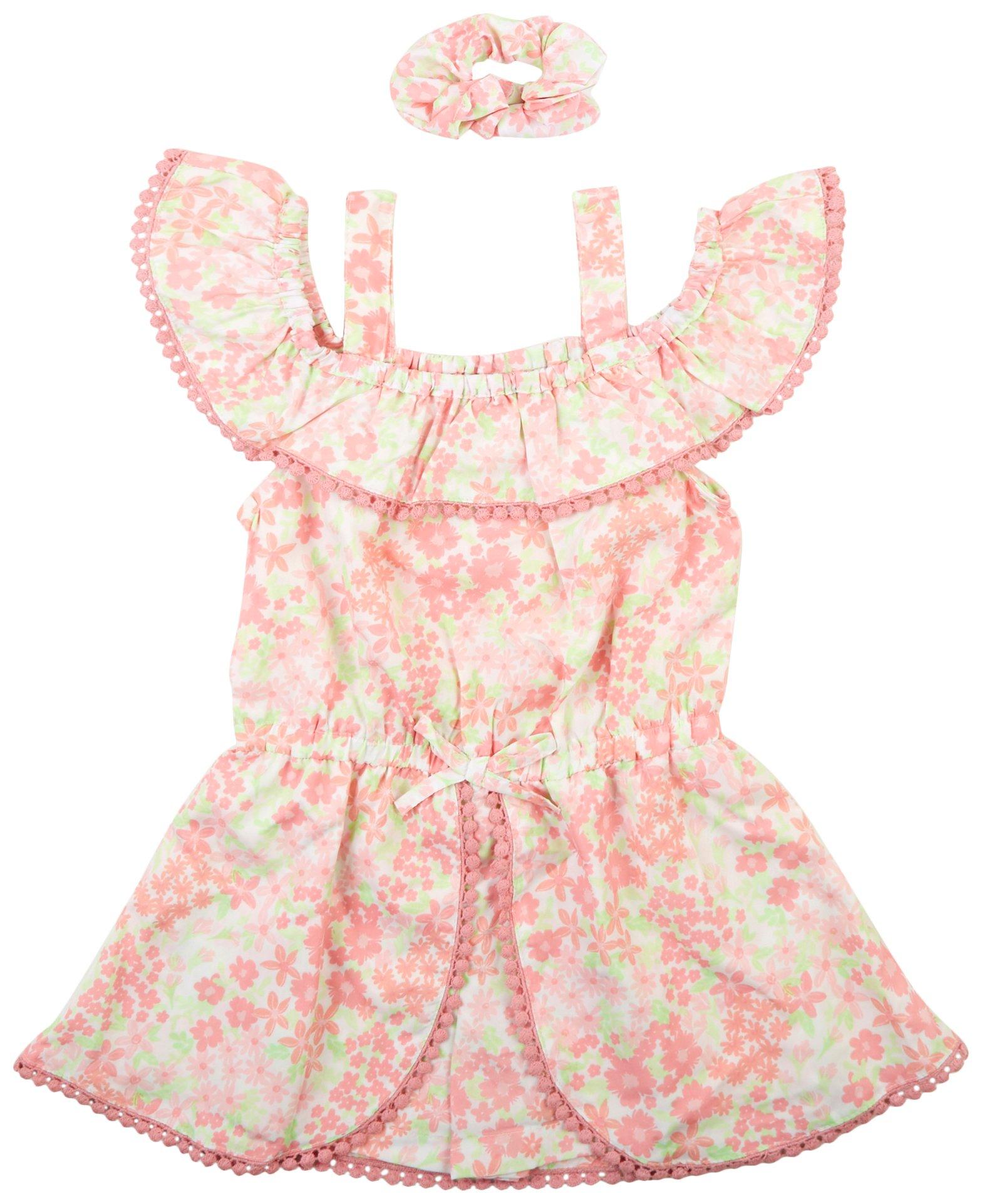 Freestyle Toddler Girls 2 Pc Floral Romper Set