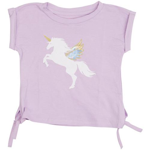 Freestyle Toddler Girls Pegasus Short Sleeve Top