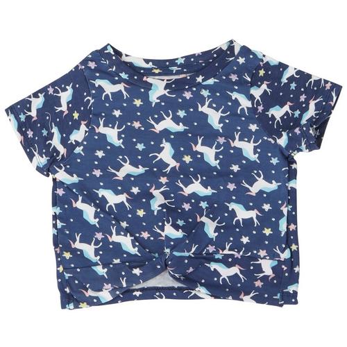 Freestyle Revolution Baby Girl All Over Unicorn Top