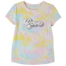 Dot & Zazz Toddler Girls Tie Dye Love T-Shirt