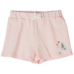 Dot & Zazz Toddler Girls Solid Faux Drawstring Shorts