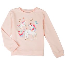 Dot & Zazz Toddler Girls Unicorn Long Sleeve Top