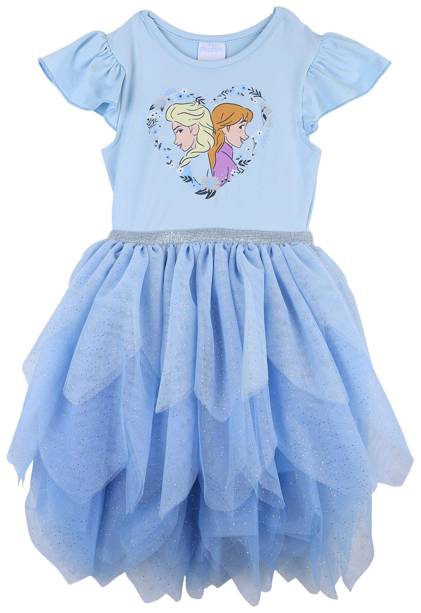 Toddler Girls Overlay Frozen Tutu Dress