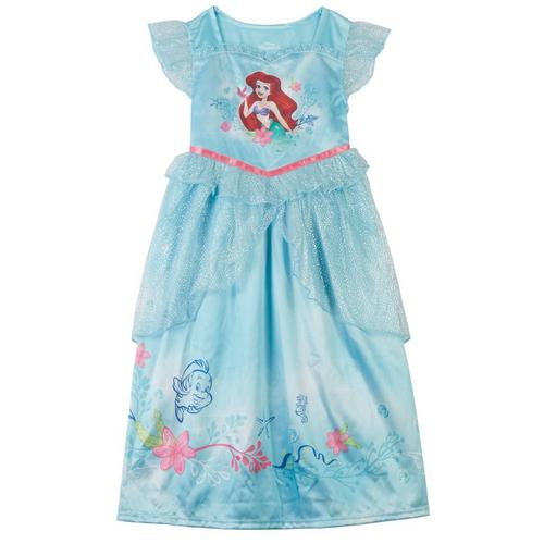 Toddler Girls Ariel Tutu Tulle Nightgown