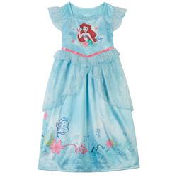 Toddler Girls Ariel Tutu Tulle Gown Mermaid Dress