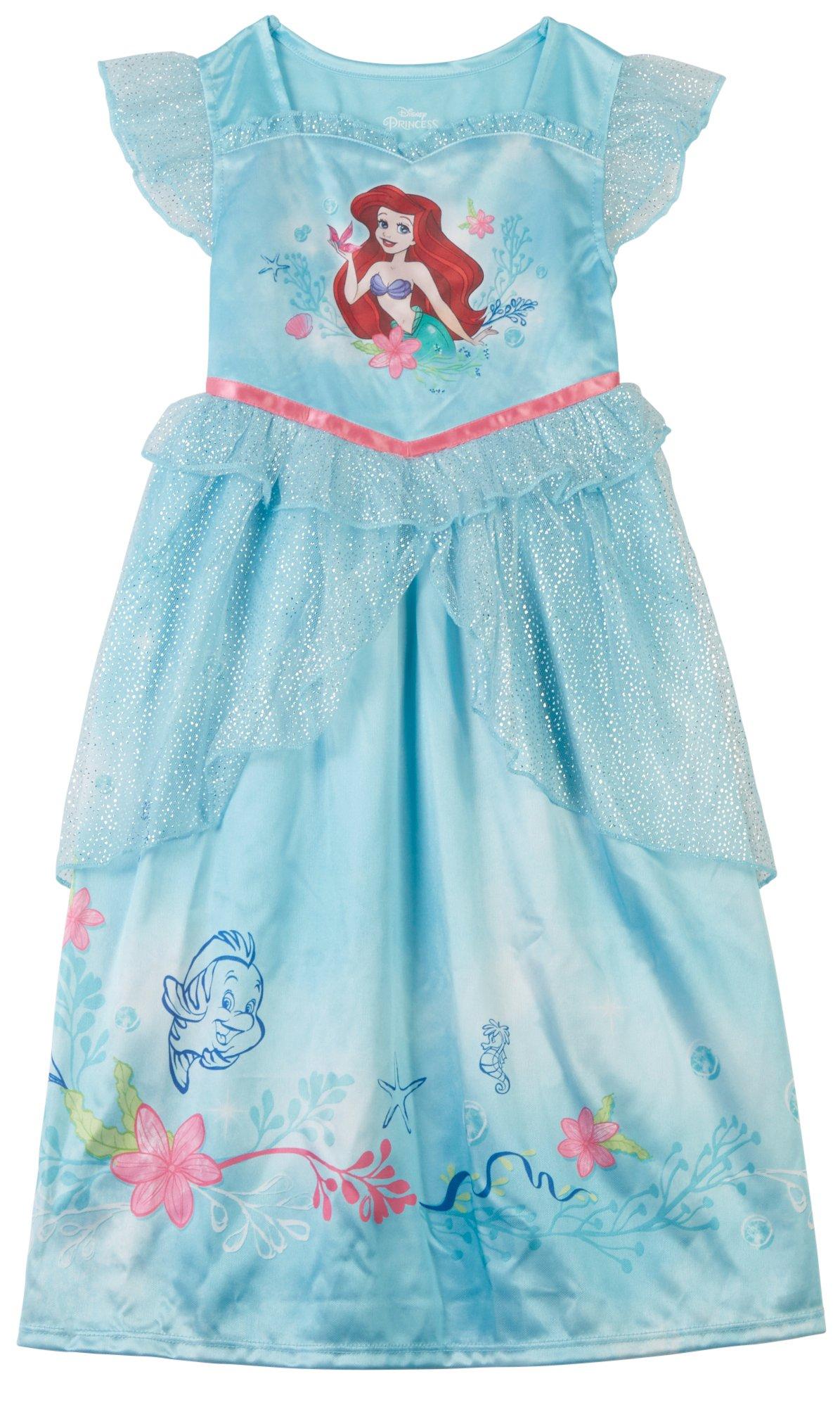 Toddler Girls Ariel Tutu Tulle Nightgown