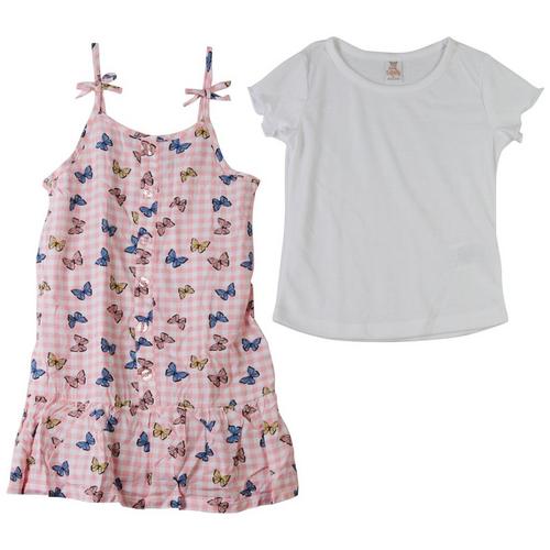 SWEET BUTTERFLY Toddler Girls 2 pc. Butterfly Dress