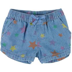 Toddler Girls Stars Twill Shorts