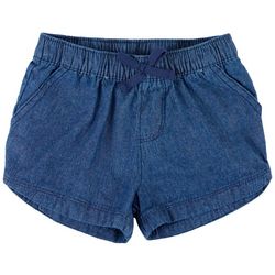 Star Ride Toddler Girls Solid Twill Shorts