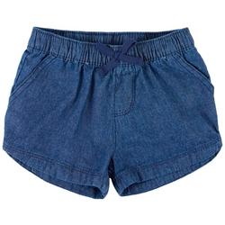 Toddler Girls Solid Twill Shorts