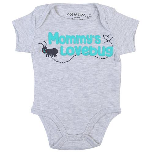 DOT & ZAZZ Baby Boys Mommy's Lovebug Short