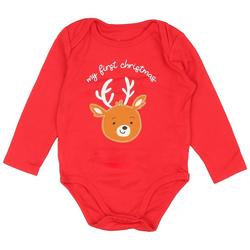 Baby Boys Ist Deer Long Sleeve Bodysuit