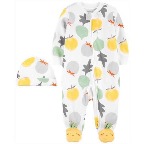 Carters Baby Boys Vegetable Pajama Set