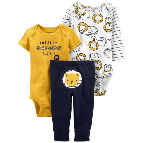 Carters Baby Boys 3-pc. Totally Roar-some Jogger Set