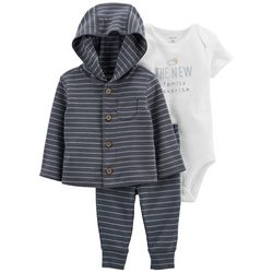 Carters Baby Boys 3-pc. The New Family Favorite Jogger Set