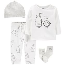 Carters Baby Boys 4-pc. Mommy & Me Cookie Pajama Set