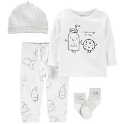 Baby Boys 4-pc. Mommy & Me Cookie Pajama Set