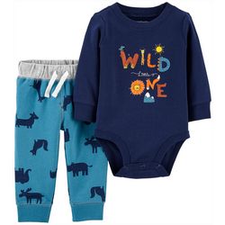 Carters Baby Boys 2-pc. Wild Little One Jogger