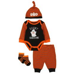 Baby Boys 4-pc. Scary Handsome Halloween Set