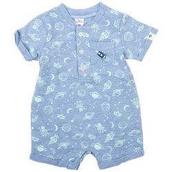Baby Essentials Baby Boys Space  Short Sleeve Romper